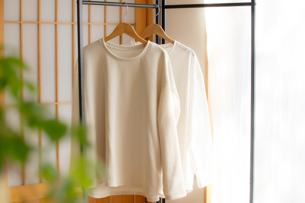 ☆有料☆【紙の型紙】裾カーブワイドＴシャツ2026（長袖のみ/Lサイズ）