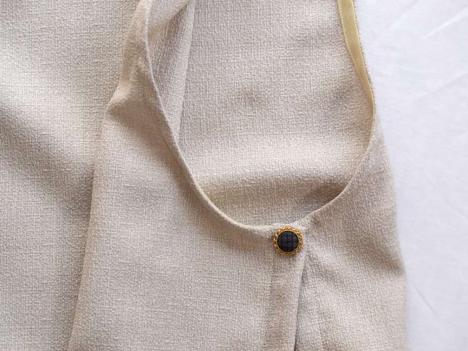 ☆有料☆【紙の型紙】サイドリボンベスト（布帛用型紙・M/L）