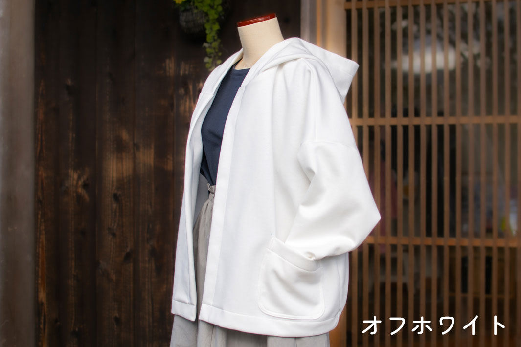 【型紙・生地キット】もっちりやわらか羽織りコート（型紙：ドルマンライトコート）