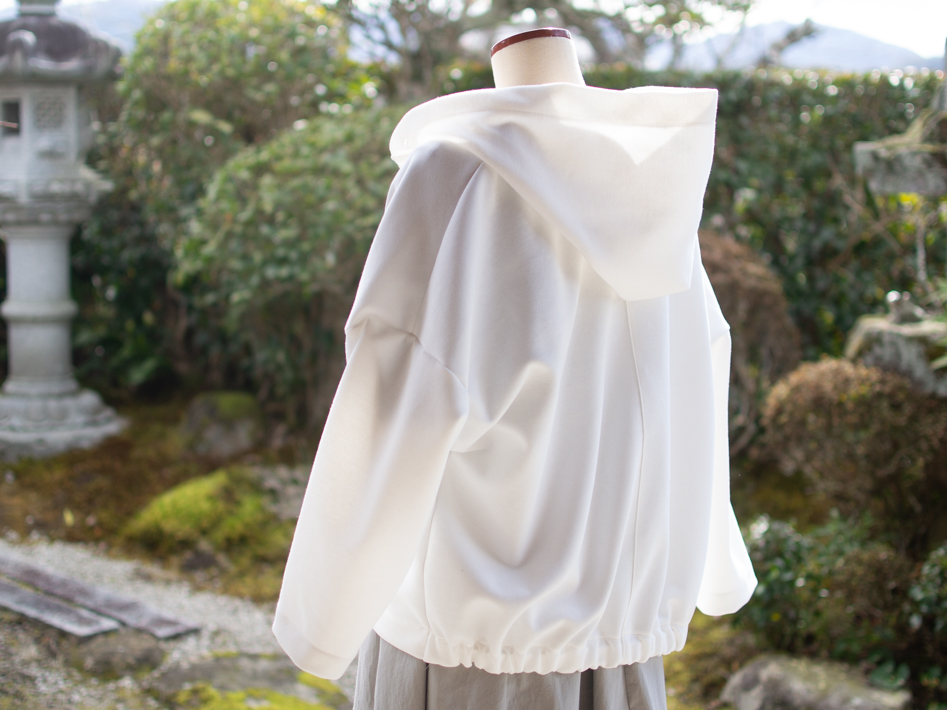 【型紙・生地キット】もっちりやわらか羽織りコート（型紙：ドルマンライトコート）