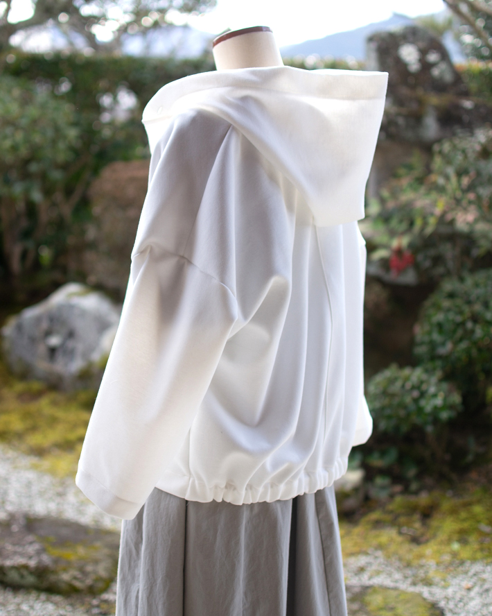 【型紙・生地キット】もっちりやわらか羽織りコート（型紙：ドルマンライトコート）