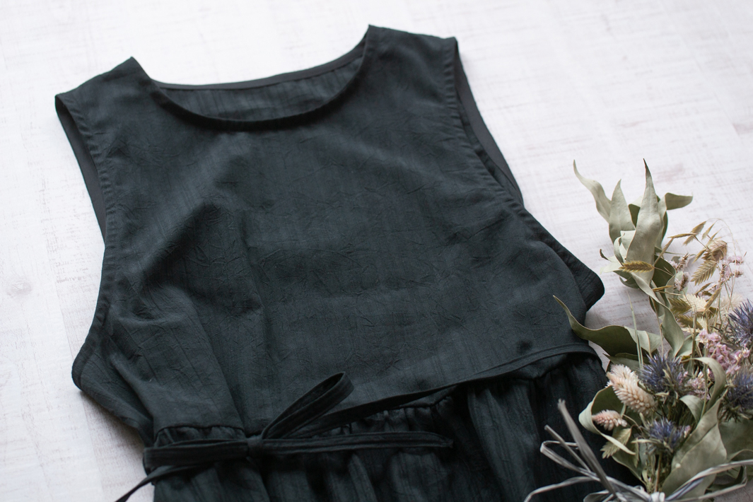 【布帛】ブラウス、ワンピースに最適♪ワッシャー加工コットンドビー（5色）オーダーカット