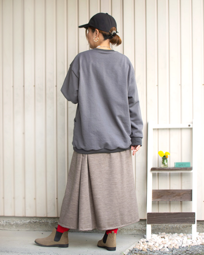 【型紙・生地キット】きれい♪上質ウールポンチで作る簡単スカート