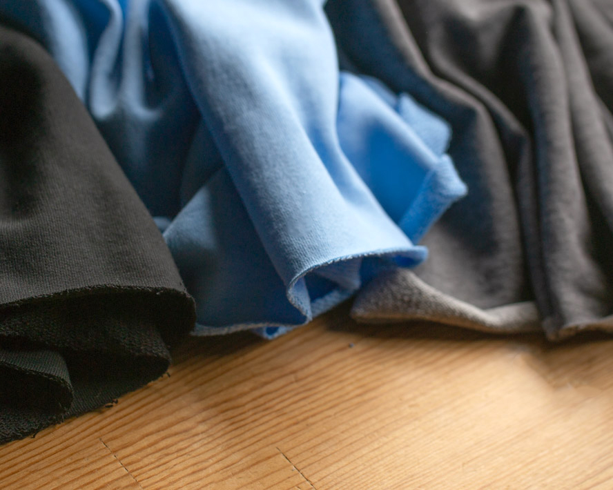 【生地セット】毎日がちょっと楽しくなる 裏毛ニット3色セット