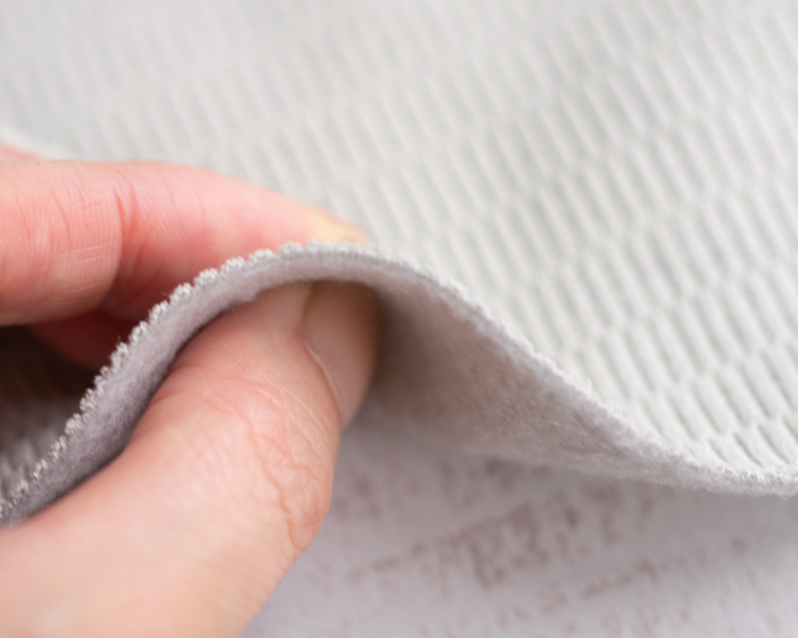 【ニット】着る毛布ボンバーヒート・サーマル（スカイグレー）オーダーカット