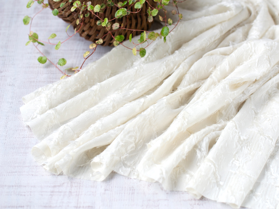 【布帛】ブラウス、スカートに♪シェアー感ある薄手のさらっとフェザリージャガード