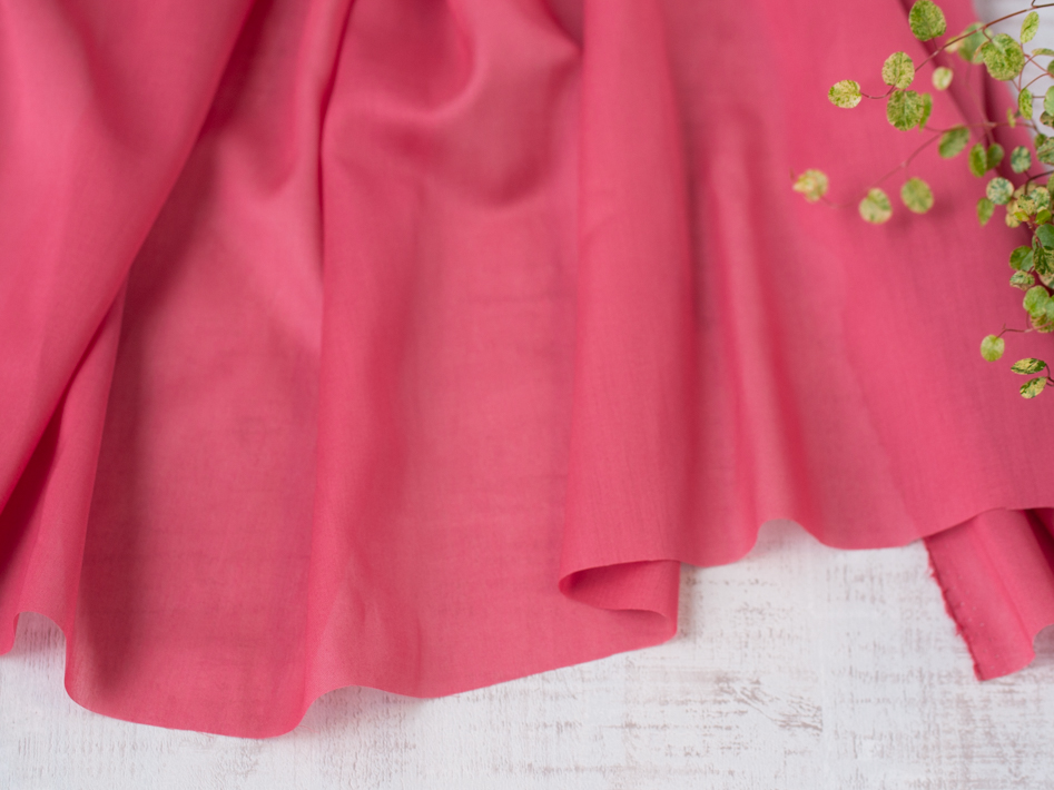 【布帛】ブラウスにおすすめ♪透け感ある軽やか薄手ローン（４色）