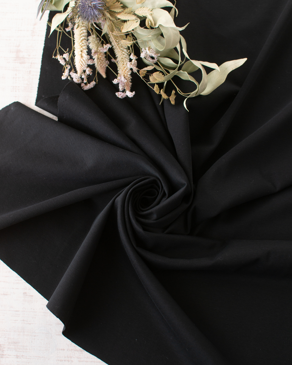 きれいな50/シルケットポンチ（ブラック）