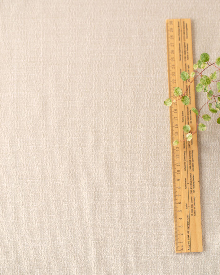 【布帛】上品なくったりツイード調クロス（グレージュ）