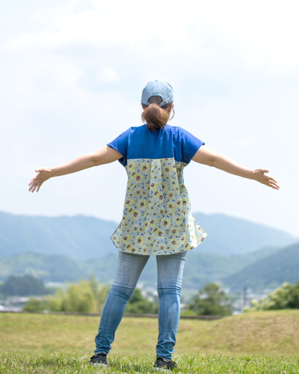 【プレゼントパターン】ゆるTシャツ・後ろ切り替えver.